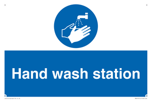 Hand wash station